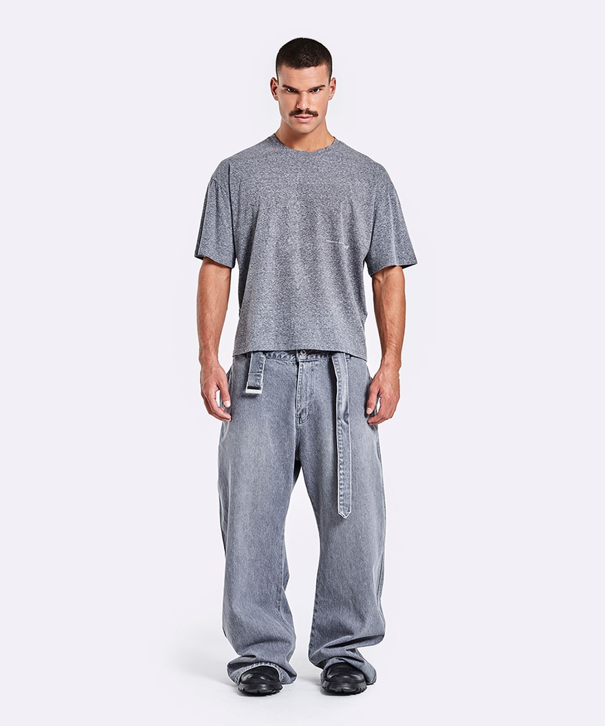 51퍼센트(51PERCENT) Slub T-Shirt - Grey
