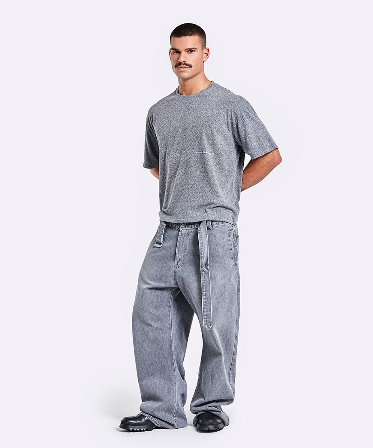 51퍼센트(51PERCENT) Slub T-Shirt - Grey