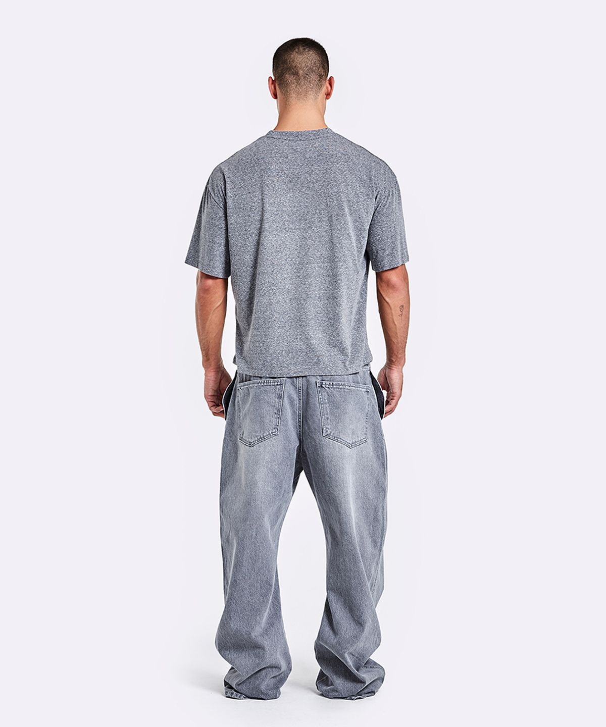 51퍼센트(51PERCENT) Slub T-Shirt - Grey