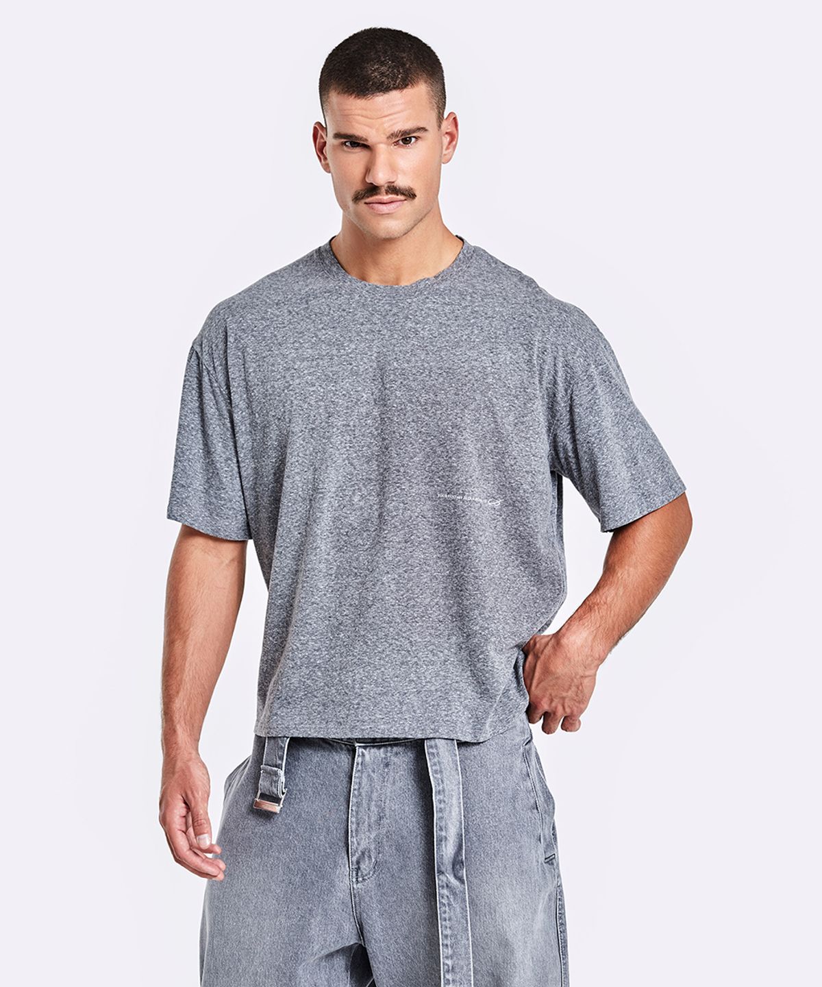 51퍼센트(51PERCENT) Slub T-Shirt - Grey