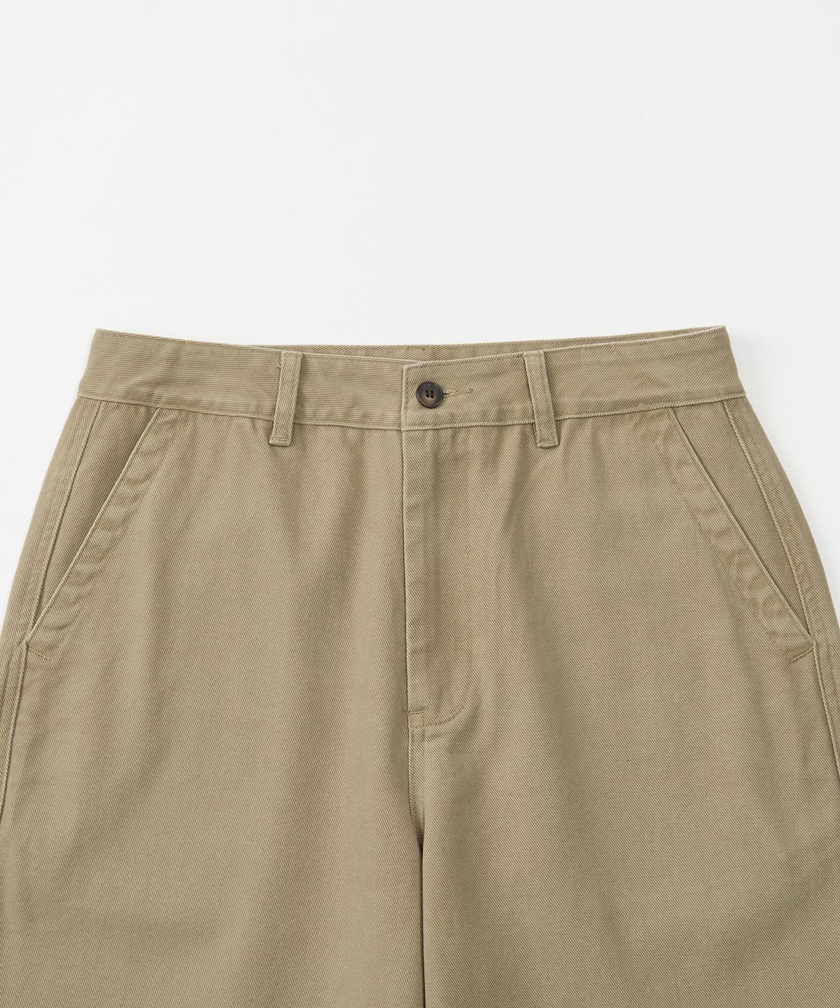 토피(TOFFEE) 커브드 치노 팬츠 (BEIGE)