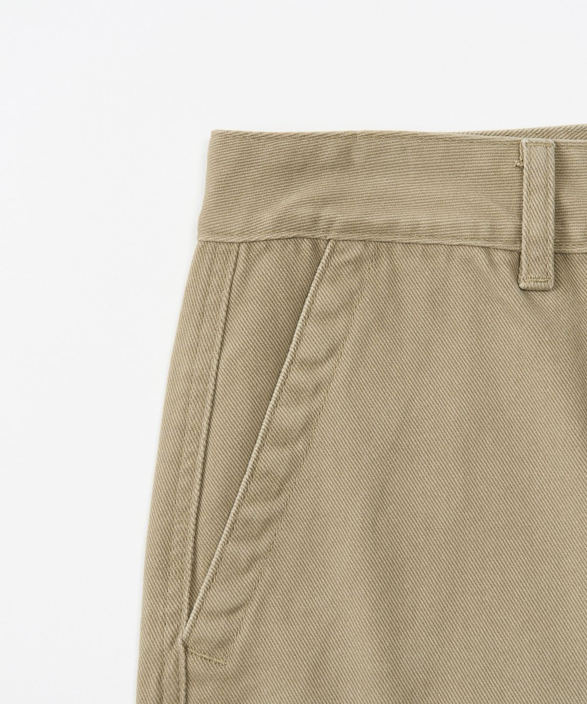 토피(TOFFEE) 커브드 치노 팬츠 (BEIGE)
