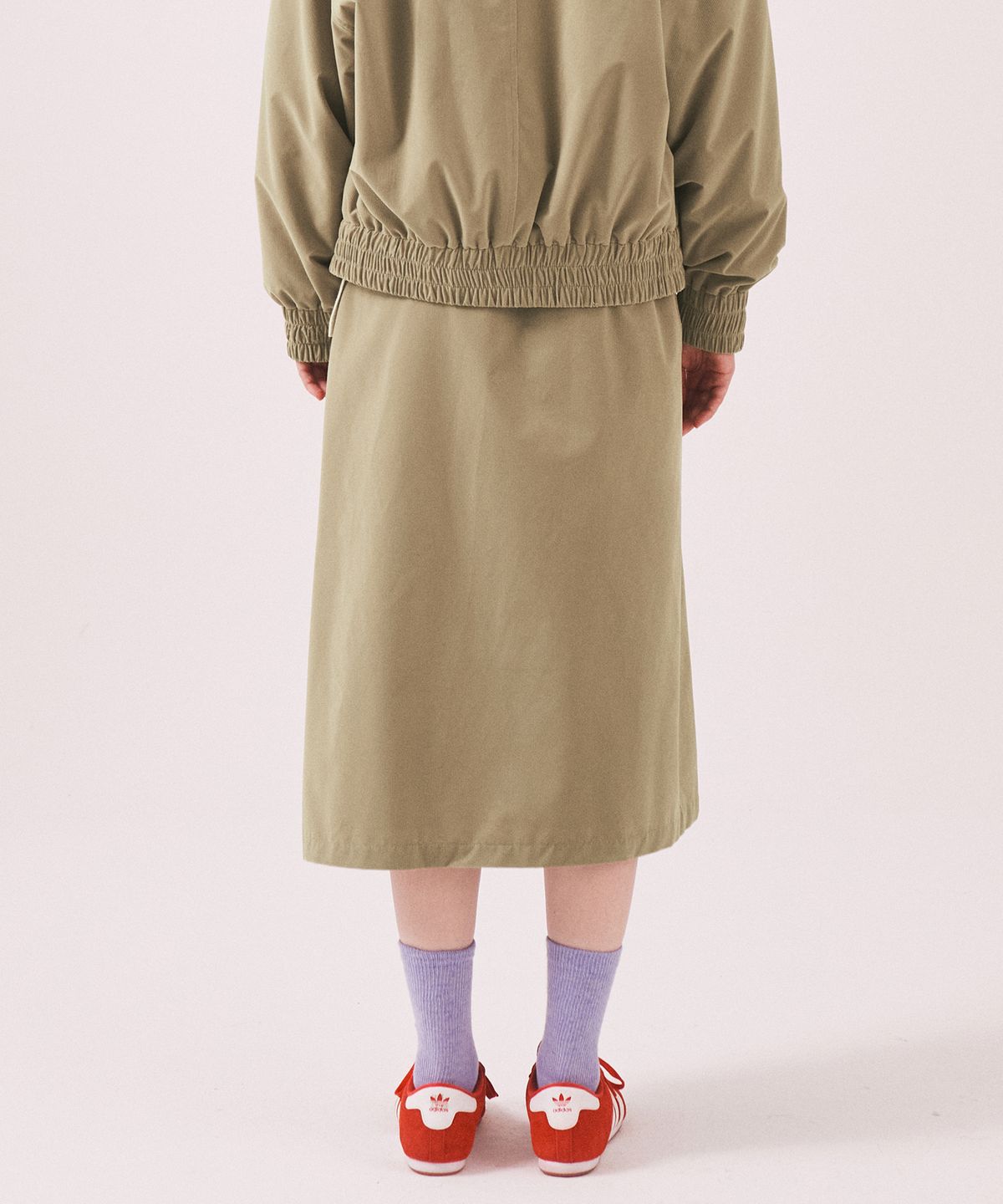 미나수(MENASOO) Menasoo Made Corduroy Two Way Long Skirt_Beige