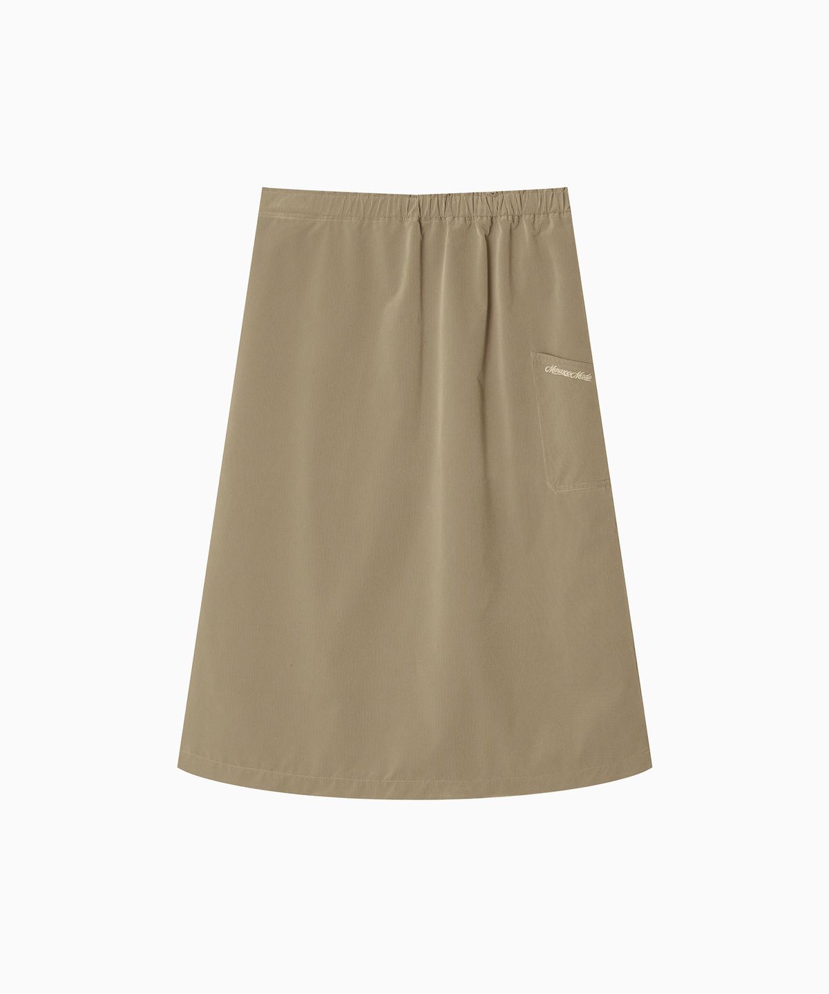 미나수(MENASOO) Menasoo Made Corduroy Two Way Long Skirt_Beige