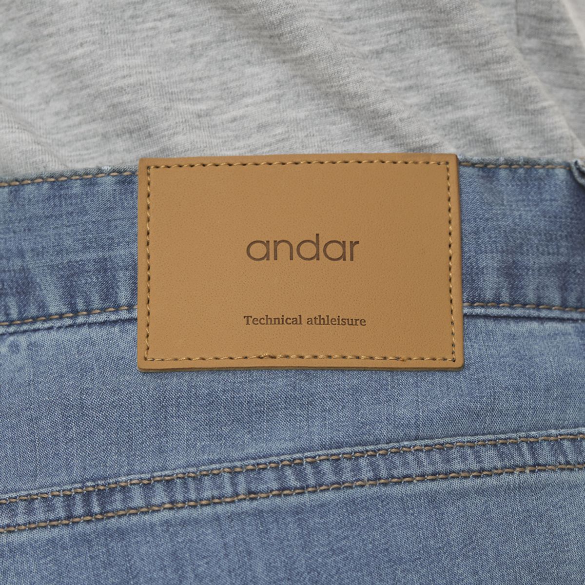 안다르(ANDAR) 아이스 에어데님 맨즈 스트레이트핏 청바지