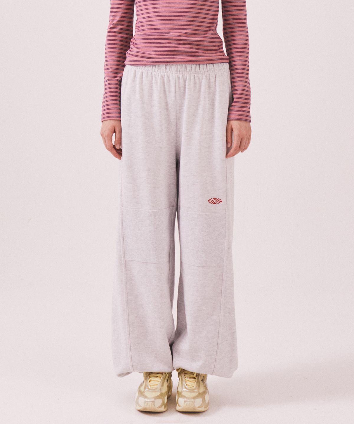 미나수(MENASOO) MNS Seoul Jogger Pants_White Melange