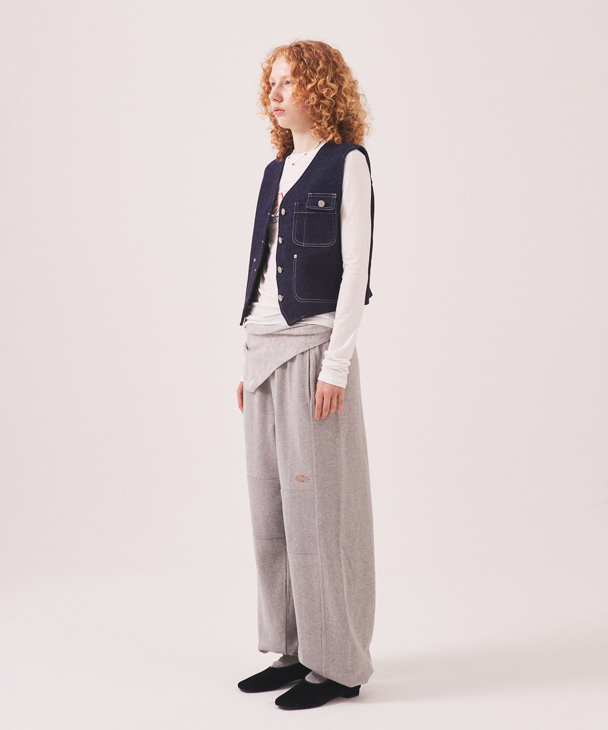 미나수(MENASOO) MNS Seoul Jogger Pants_Gray Melange