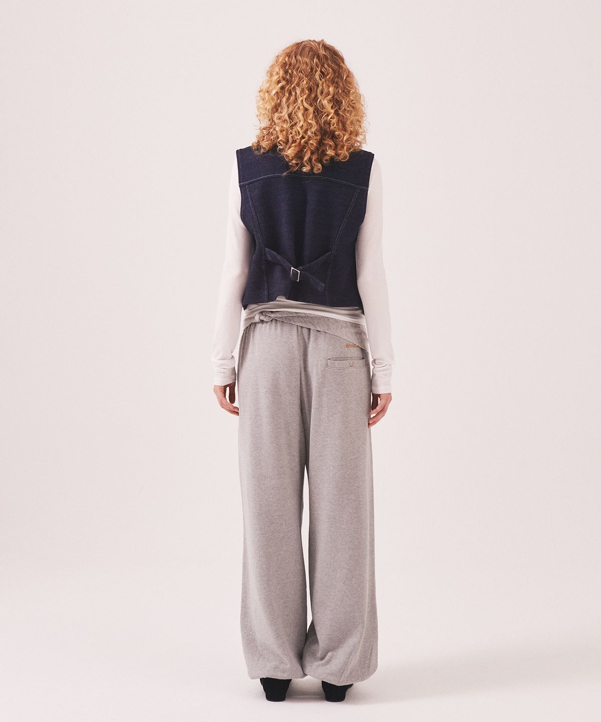 미나수(MENASOO) MNS Seoul Jogger Pants_Gray Melange