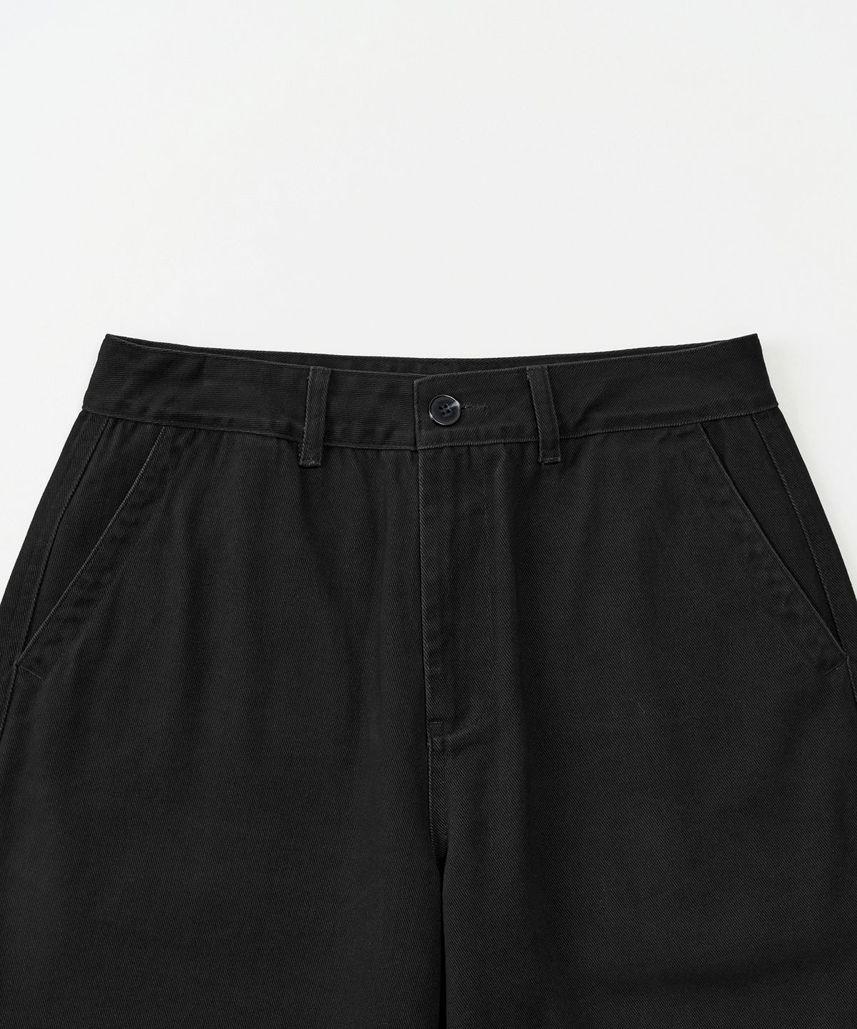 토피(TOFFEE) 커브드 치노 팬츠 (BLACK)