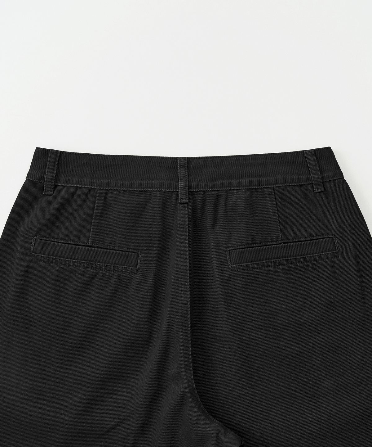 토피(TOFFEE) 커브드 치노 팬츠 (BLACK)