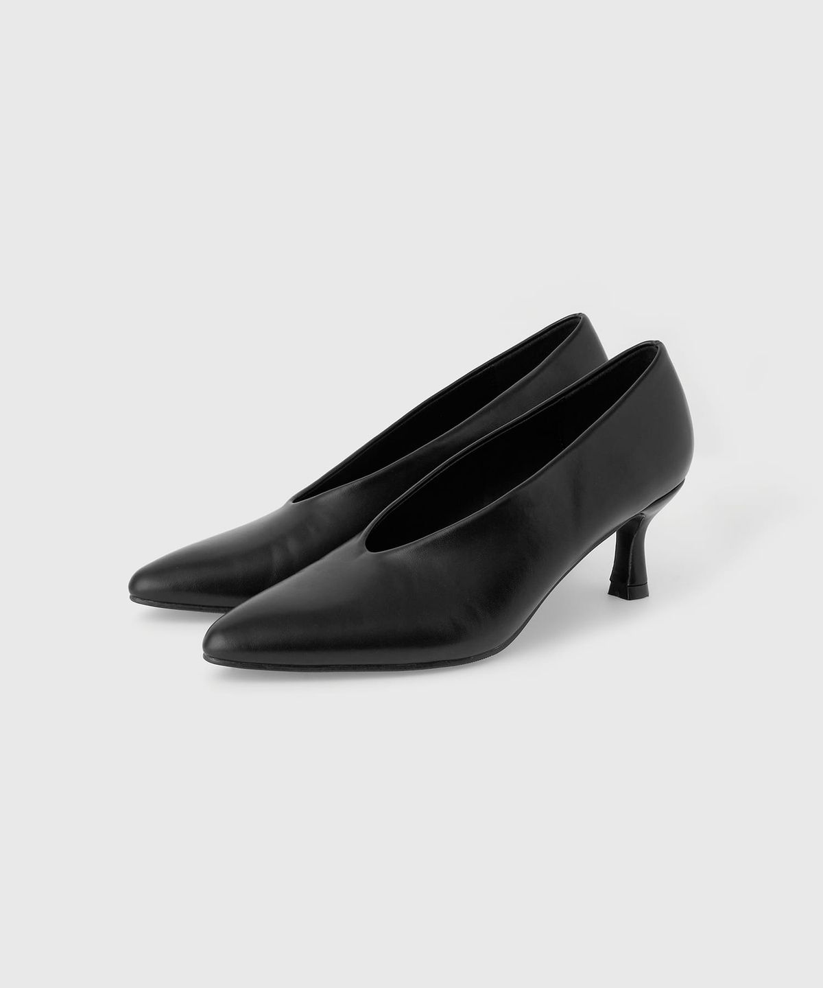 룩캐스트(LOOKAST) 뮤즈 키튼 힐_블랙 / MUSE KITTEN HEEL_BLACK