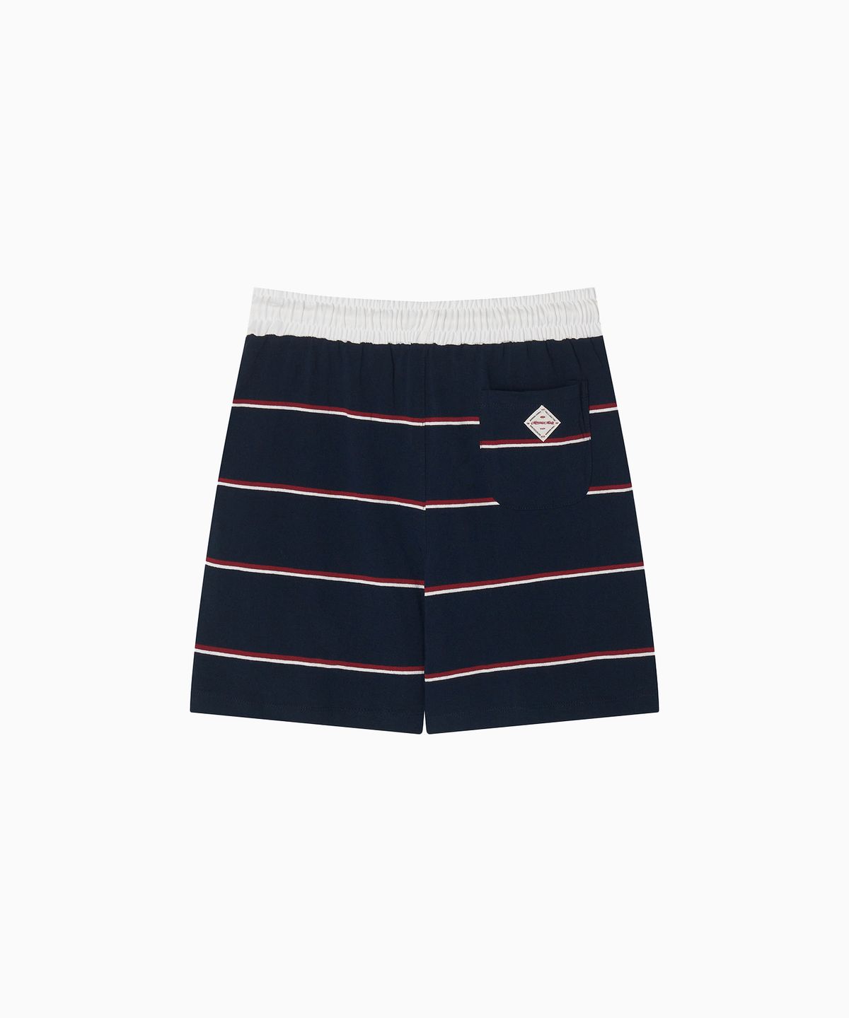 미나수(MENASOO) MNS Striped Cotton Half Pants_Navy