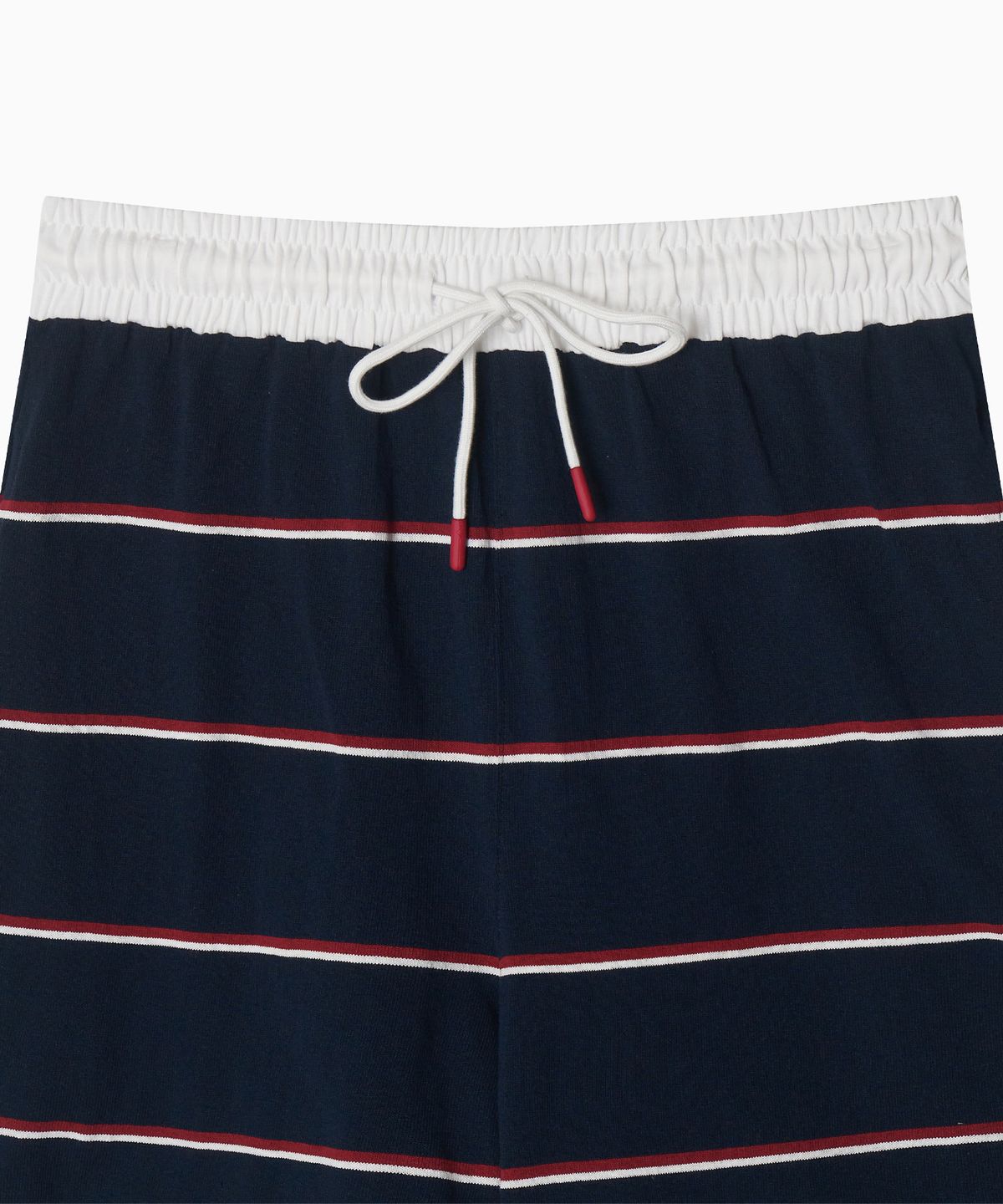 미나수(MENASOO) MNS Striped Cotton Half Pants_Navy