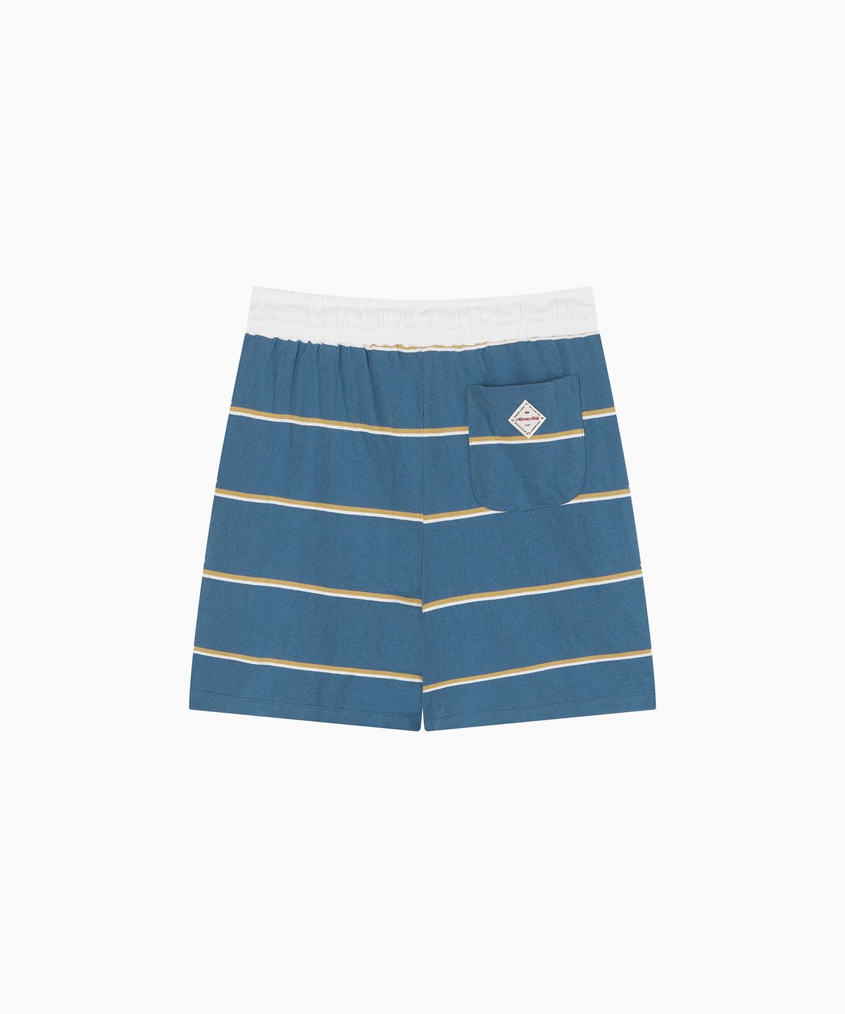 미나수(MENASOO) MNS Striped Cotton Half Pants_Blue
