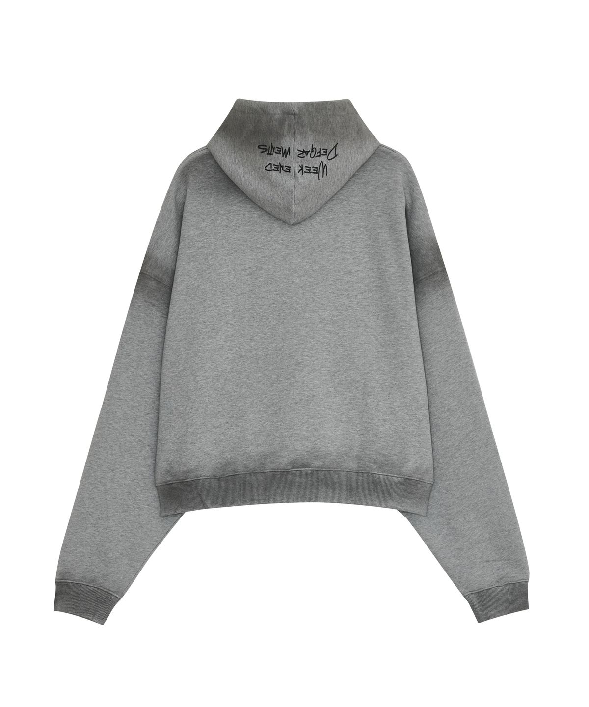 데프가먼츠(DEFGARMENTS) DAY HOODED SWEATSHIRTS [MELANGE GRAY]