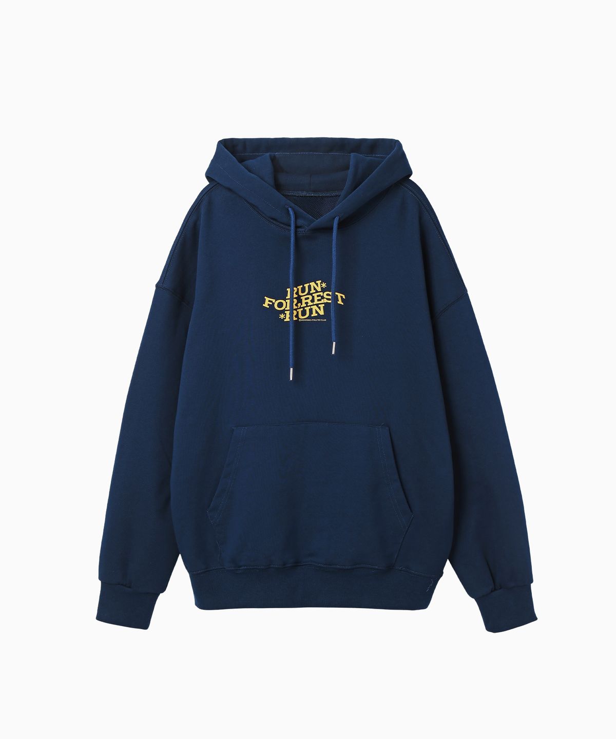 미나수(MENASOO) For Rest Run Basic Hoodie_Navy