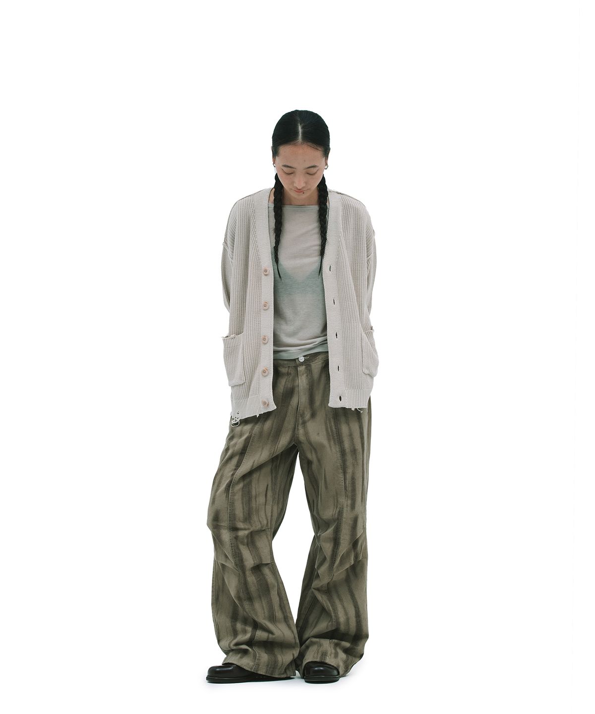 데프가먼츠(DEFGARMENTS) CHAIN LONG SLEEVE [BEIGE]
