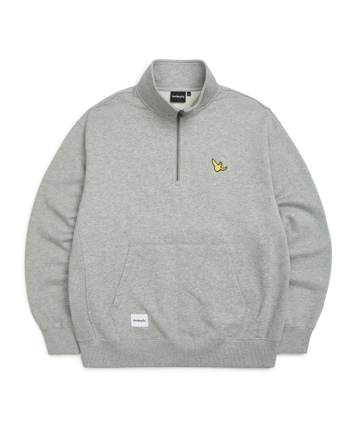 마크곤잘레스(MARK GONZALES) 엔젤 와펜 하프집업 스웨트셔츠 - M/GREY