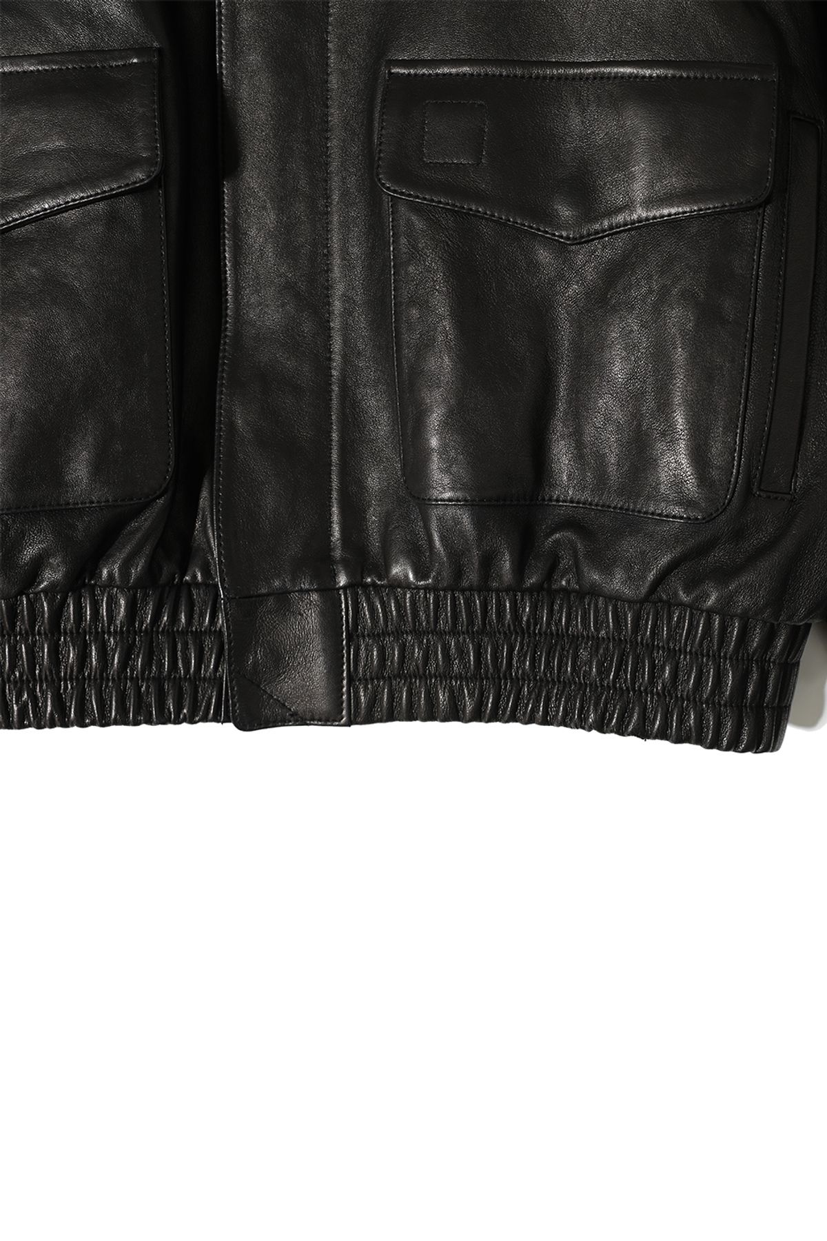홀리선(HORLISUN) Maverick A-2 Leather Jacket Black
