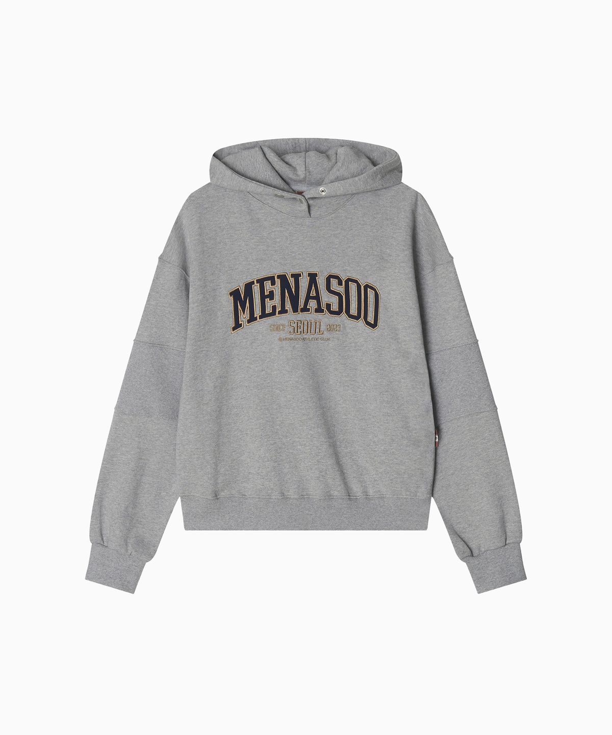 미나수(MENASOO) MNS Seoul Hoodie_Gray Melange