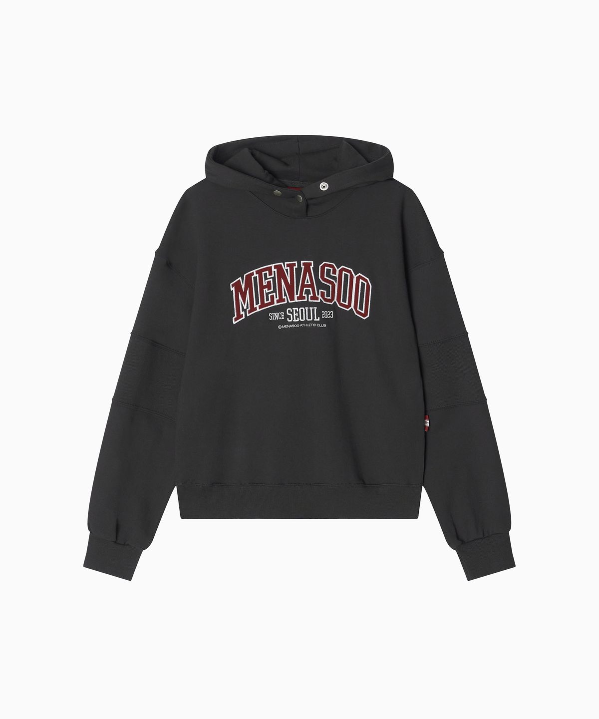 미나수(MENASOO) MNS Seoul Hoodie_Charcoal