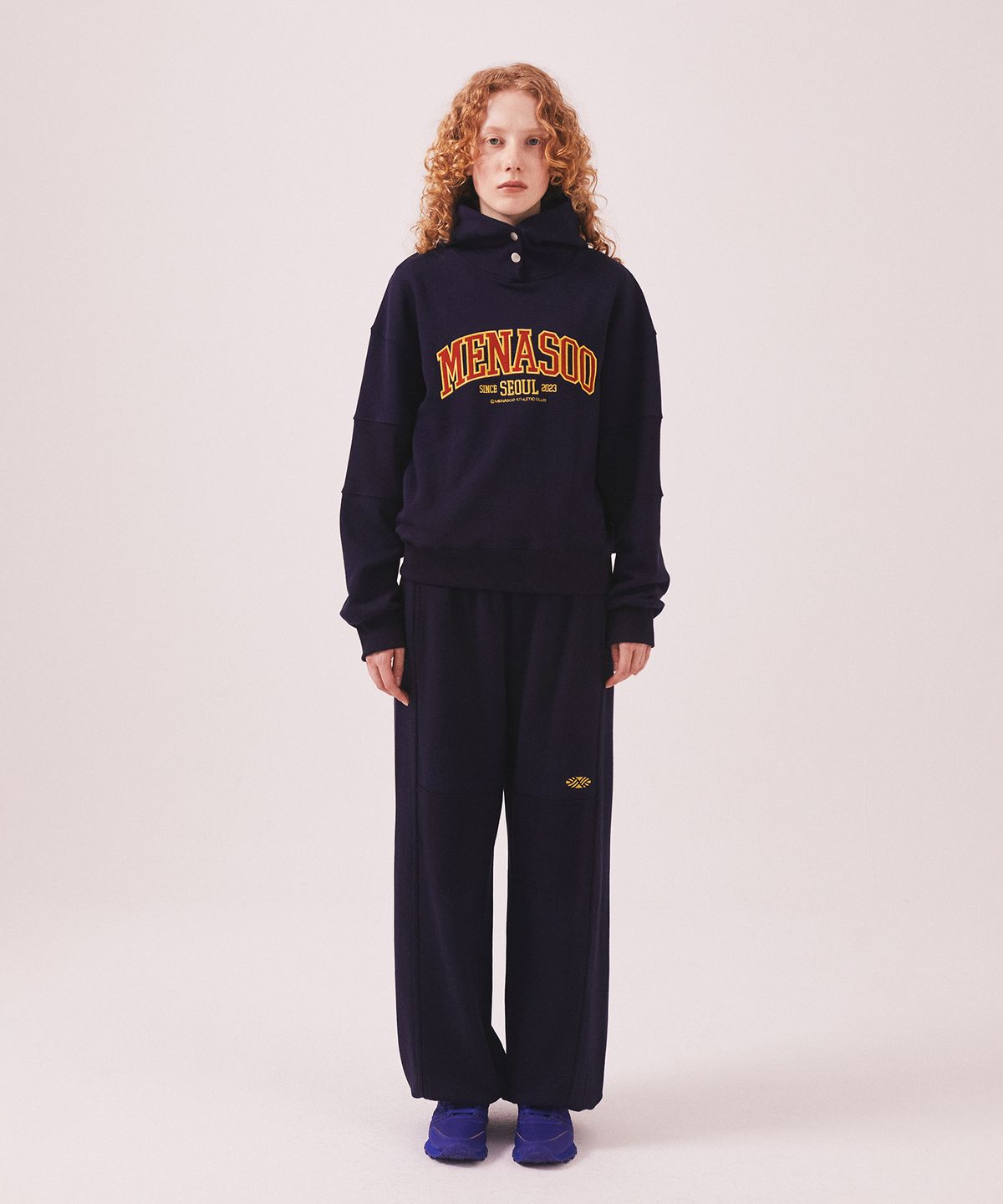 미나수(MENASOO) MNS Seoul Hoodie_Navy