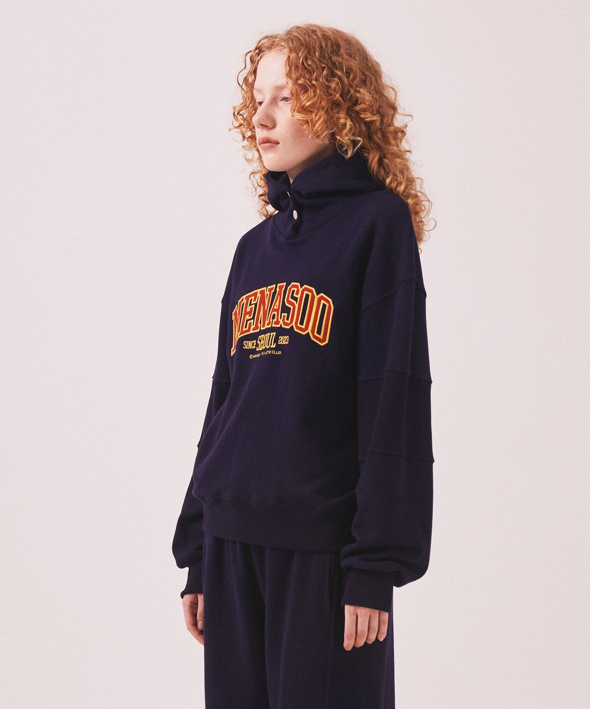 미나수(MENASOO) MNS Seoul Hoodie_Navy