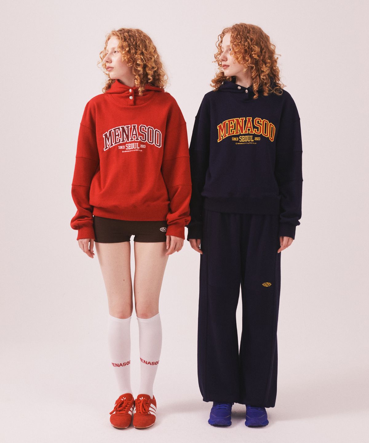 미나수(MENASOO) MNS Seoul Hoodie_Navy