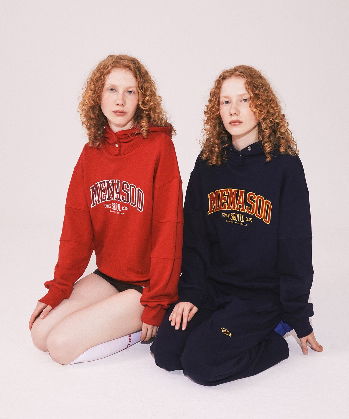 미나수(MENASOO) MNS Seoul Hoodie_Navy