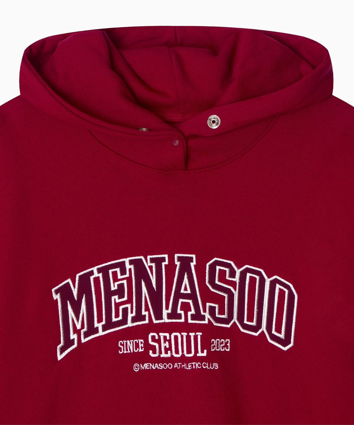 미나수(MENASOO) MNS Seoul Hoodie_Red