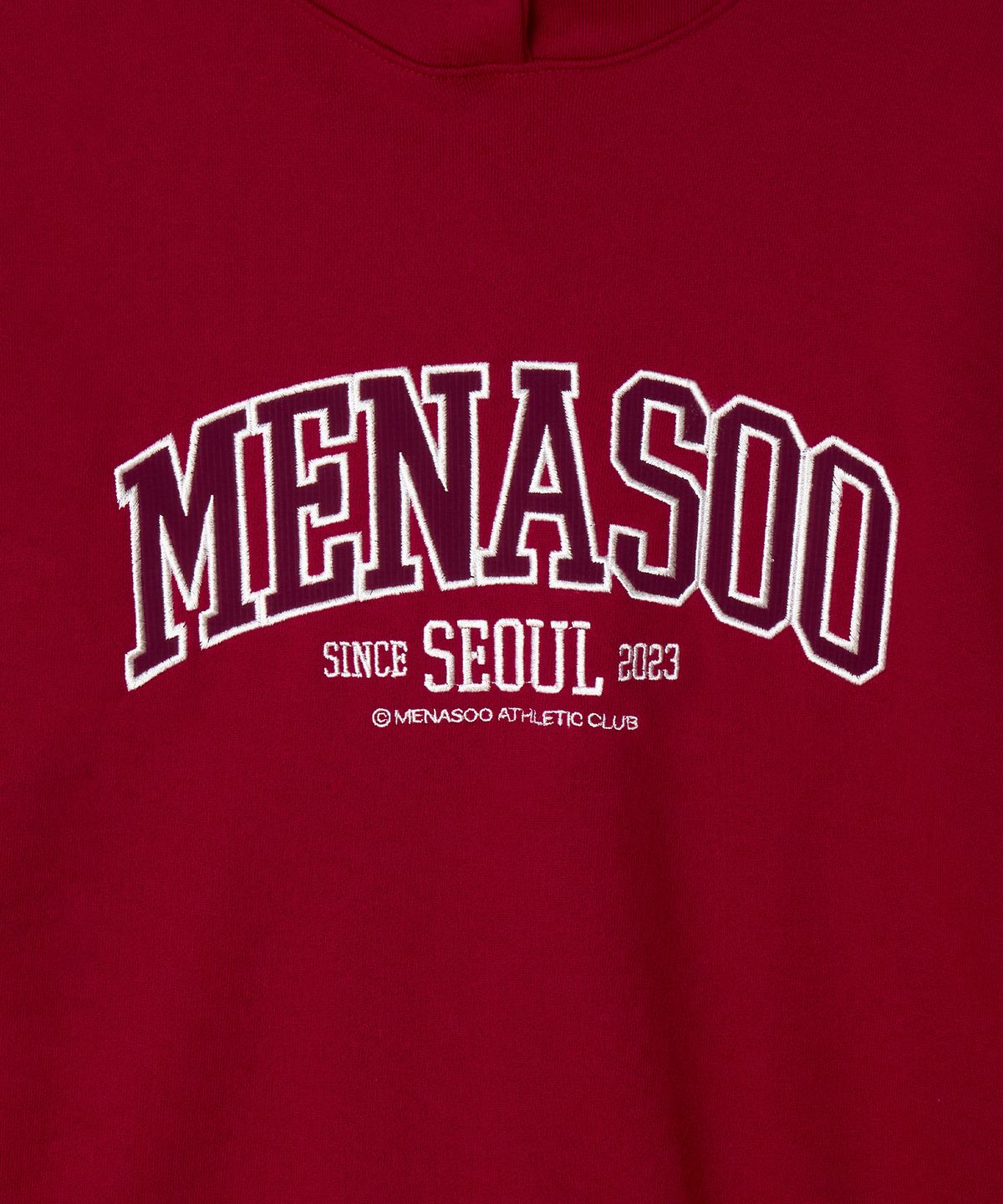 미나수(MENASOO) MNS Seoul Hoodie_Red