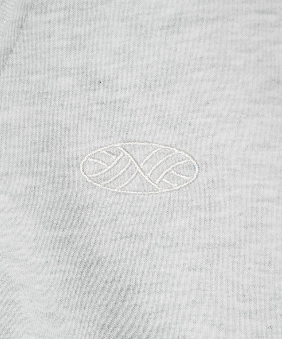 미나수(MENASOO) MNS Hard Cotton Vneck Sweatshirt_White Melange