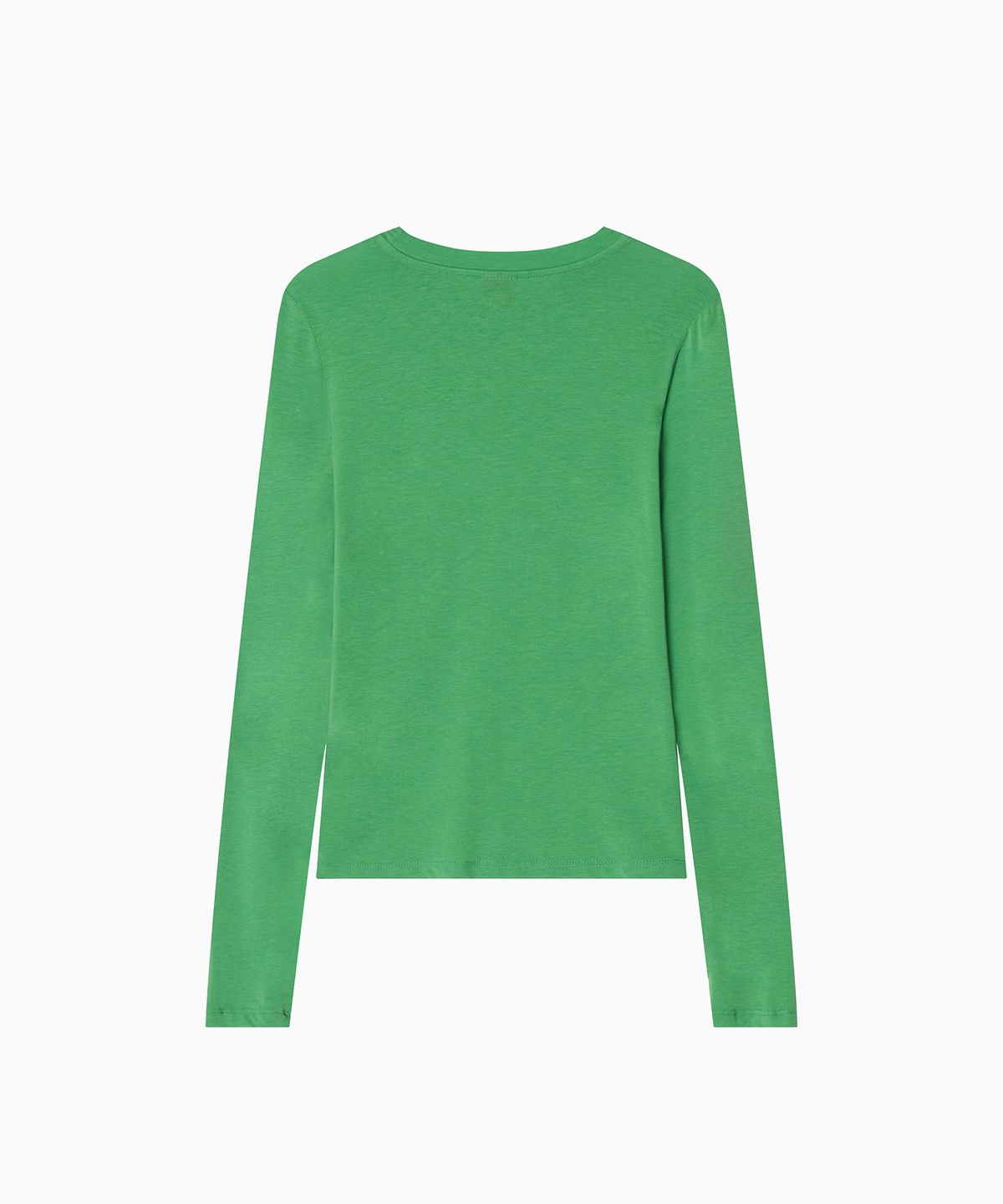 미나수(MENASOO) MNS Soft Fitted Long T Shirt_Green