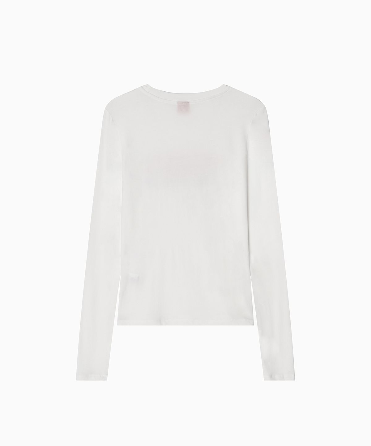 미나수(MENASOO) MNS Soft Fitted Long T Shirt_White