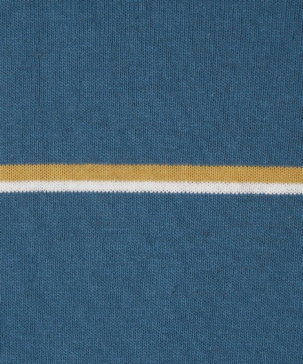 미나수(MENASOO) MNS Striped Cotton Collar T Shirt_Blue