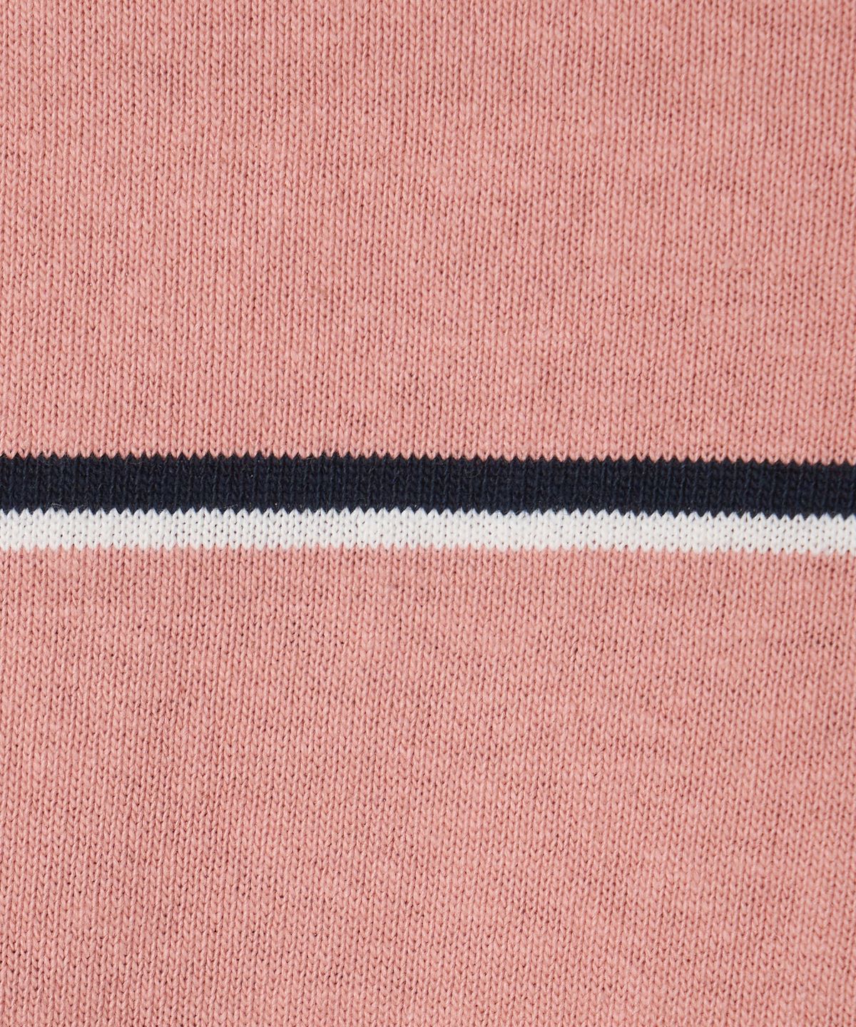 미나수(MENASOO) MNS Striped Cotton Collar T Shirt_Pink