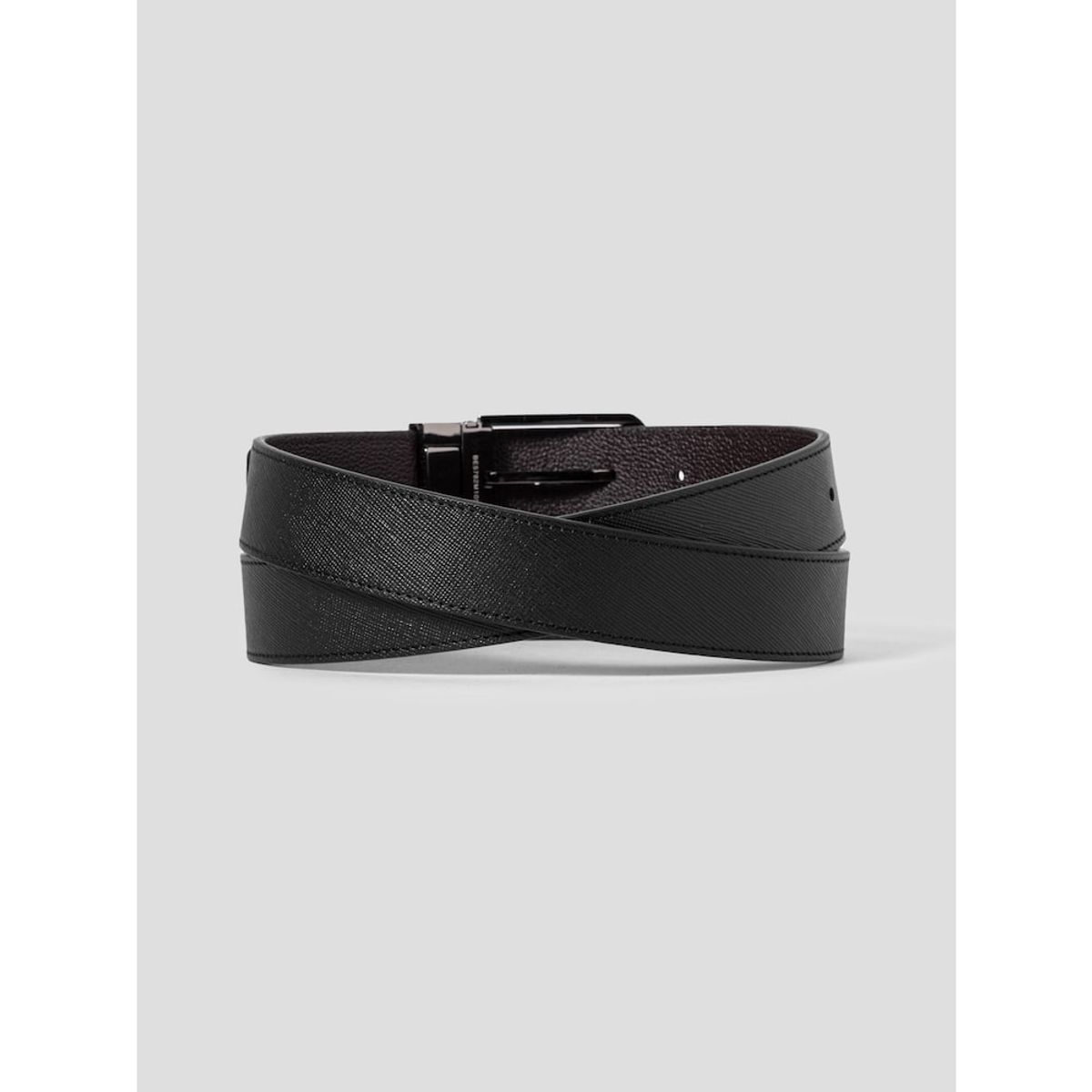 빈폴 액세서리(BEANPOLE ACCESSORY) 리버시블 사각 버클 벨트  블랙