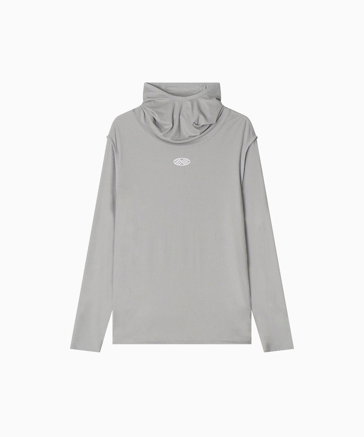 미나수(MENASOO) MNS Running Highneck Hoodie_Gray