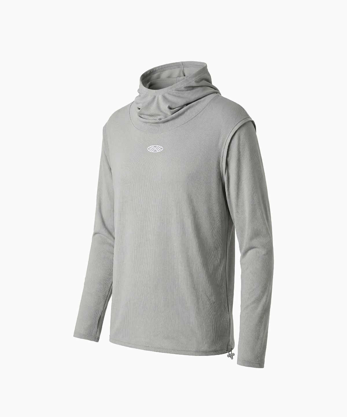 미나수(MENASOO) MNS Running Highneck Hoodie_Gray