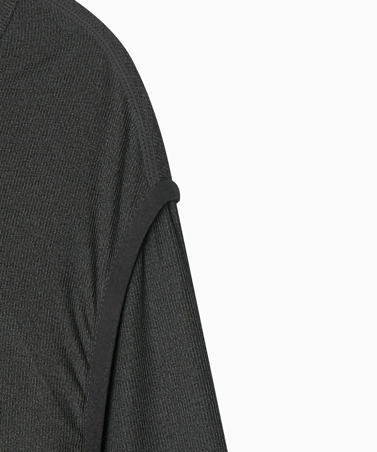 미나수(MENASOO) MNS Running Highneck Hoodie_Charcoal