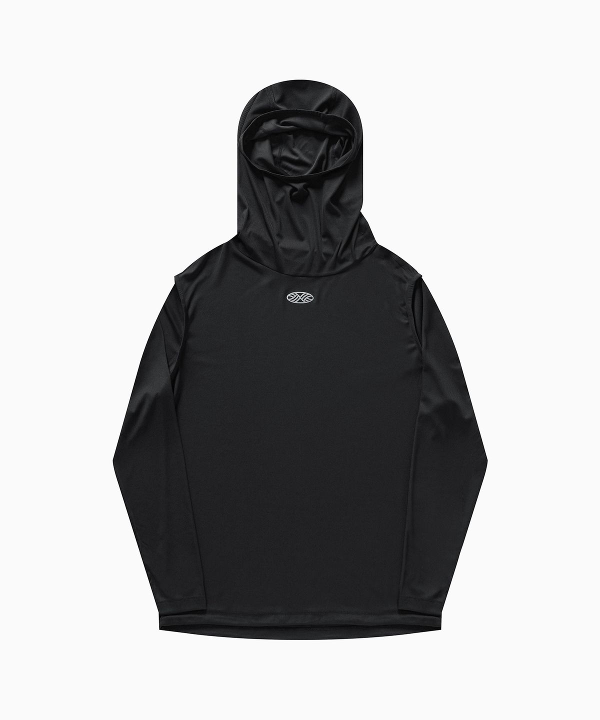 미나수(MENASOO) MNS Running Highneck Hoodie_Black