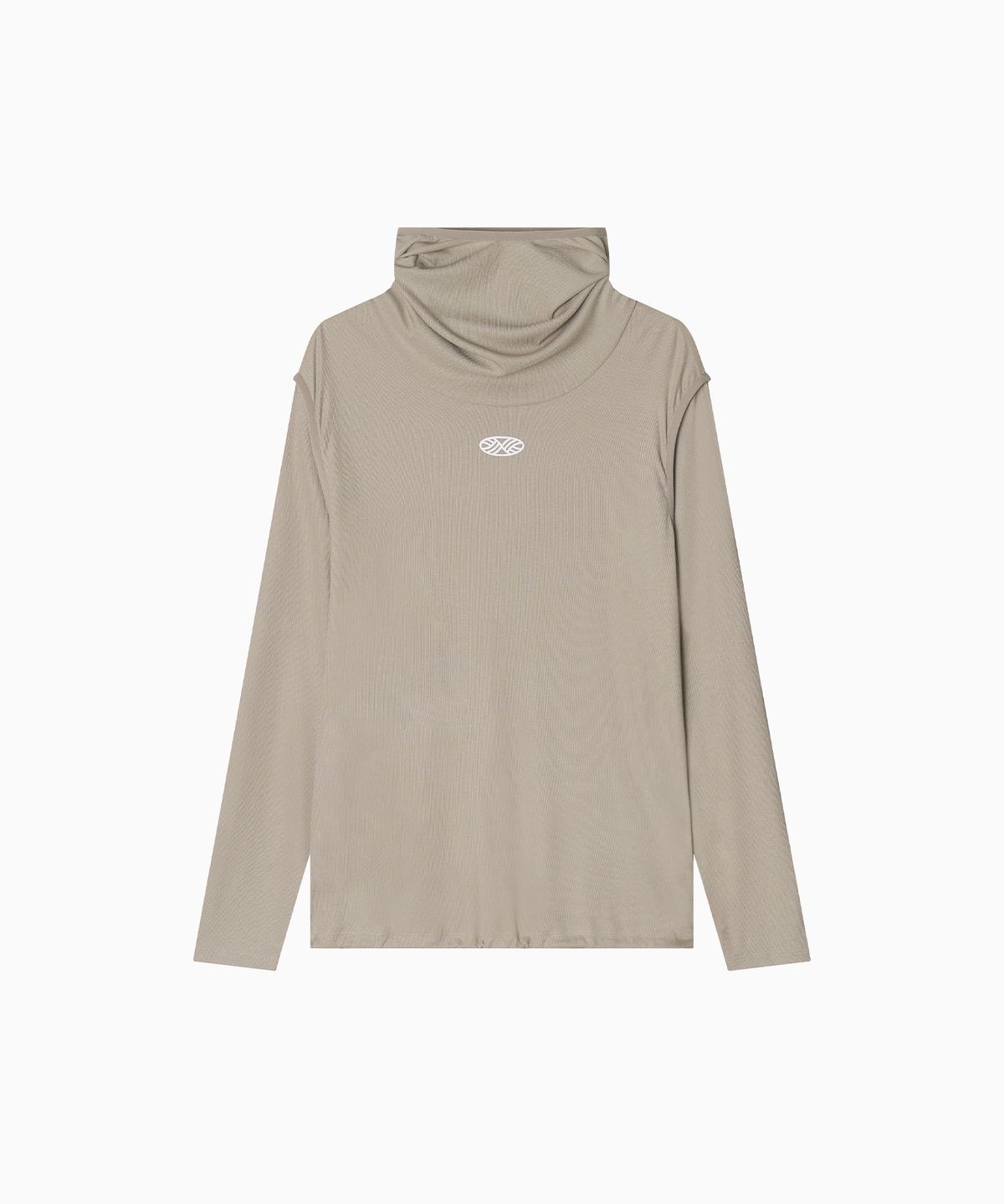 미나수(MENASOO) MNS Running Highneck Hoodie_Beige