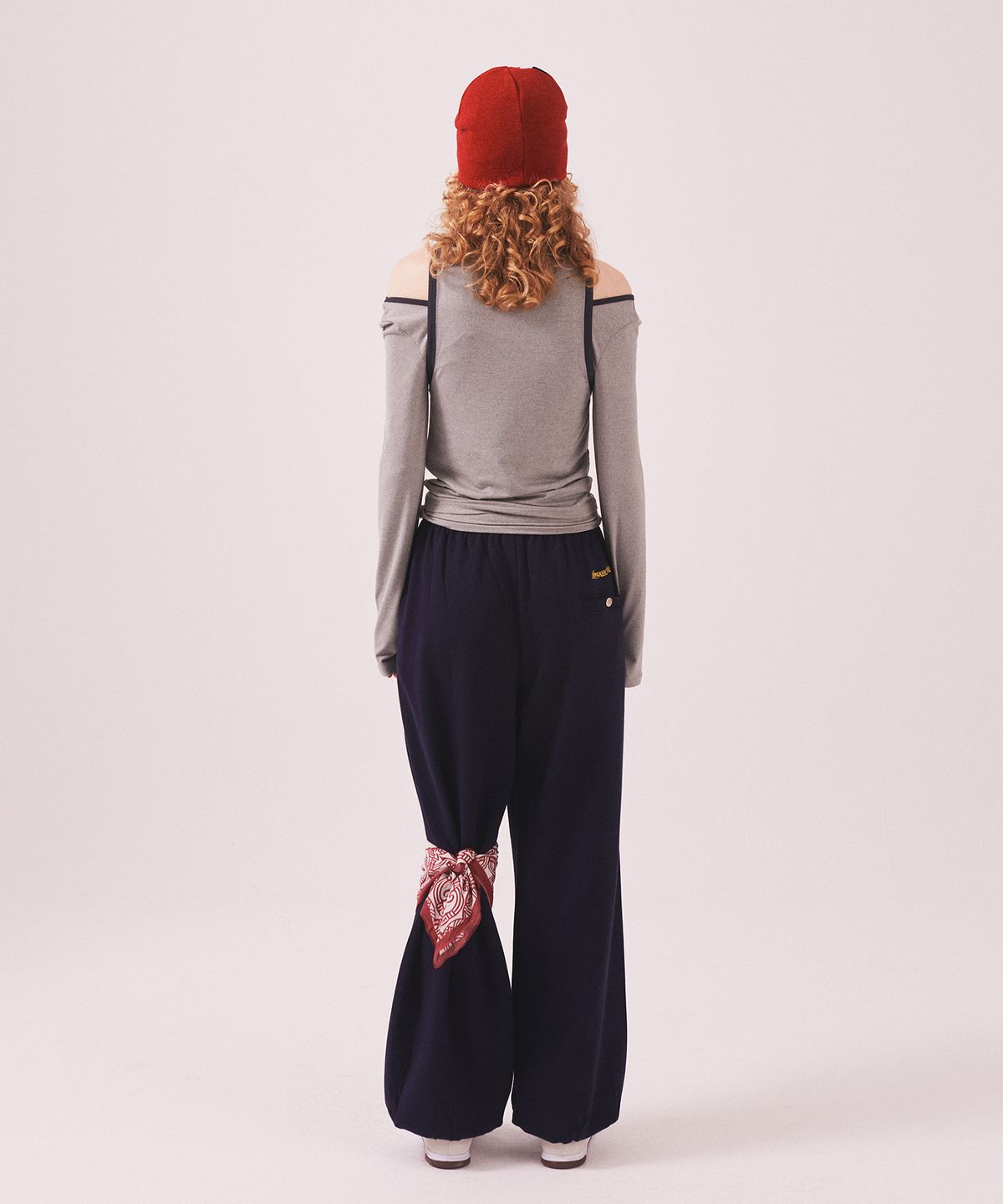 미나수(MENASOO) Stretch Layered T Shirt_Gray
