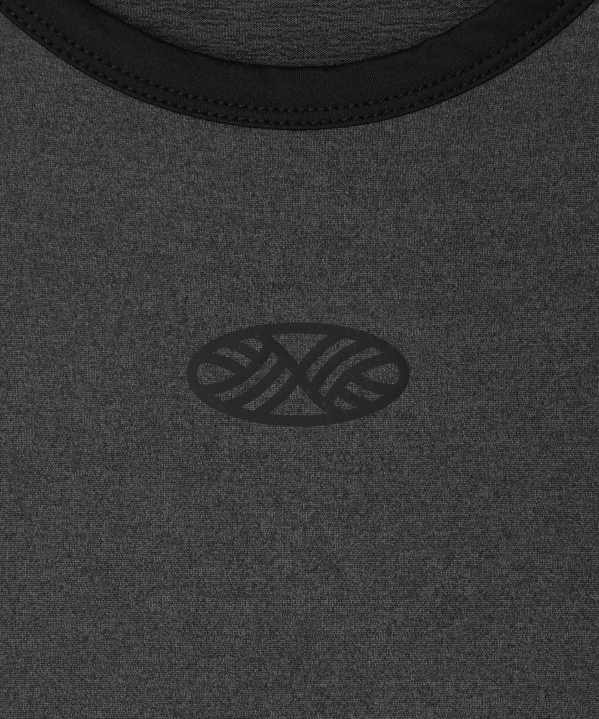 미나수(MENASOO) Stretch Layered T Shirt_Charcoal