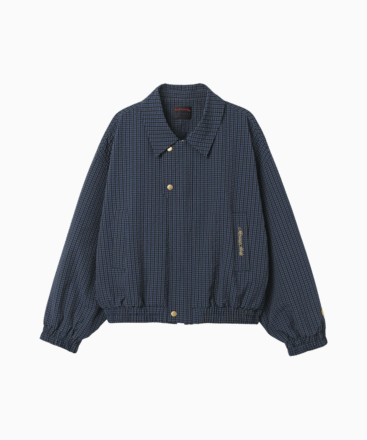 미나수(MENASOO) MNS Classic Check Jacket_Navy