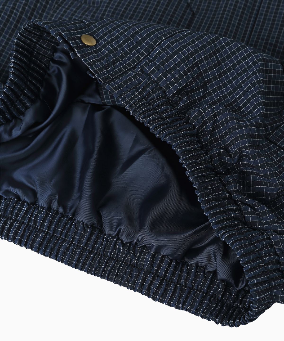 미나수(MENASOO) MNS Classic Check Jacket_Navy