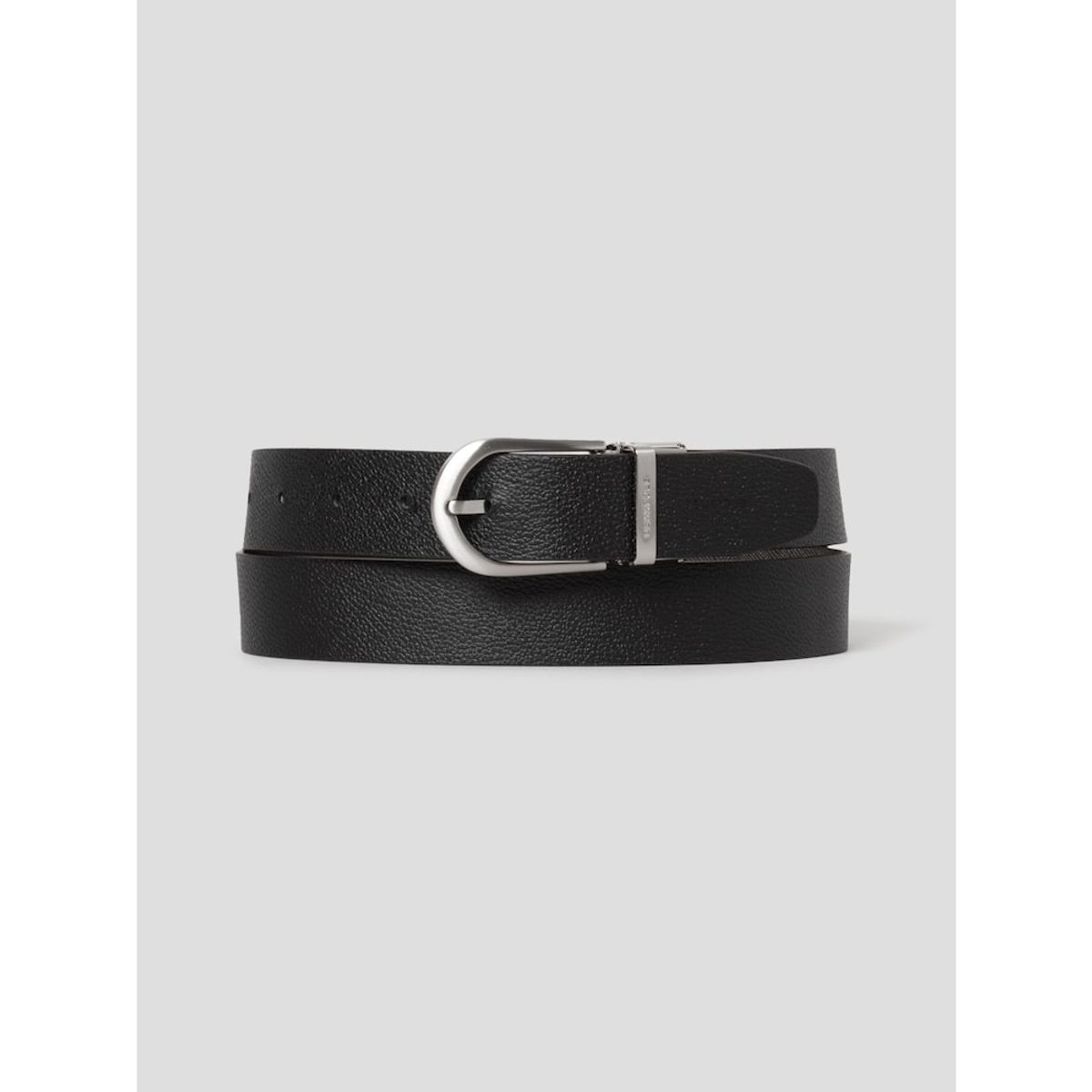 빈폴 액세서리(BEANPOLE ACCESSORY) 리버시블 라운드 버클 벨트   브라운
