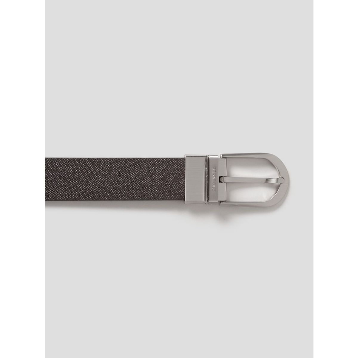 빈폴 액세서리(BEANPOLE ACCESSORY) 리버시블 라운드 버클 벨트   브라운