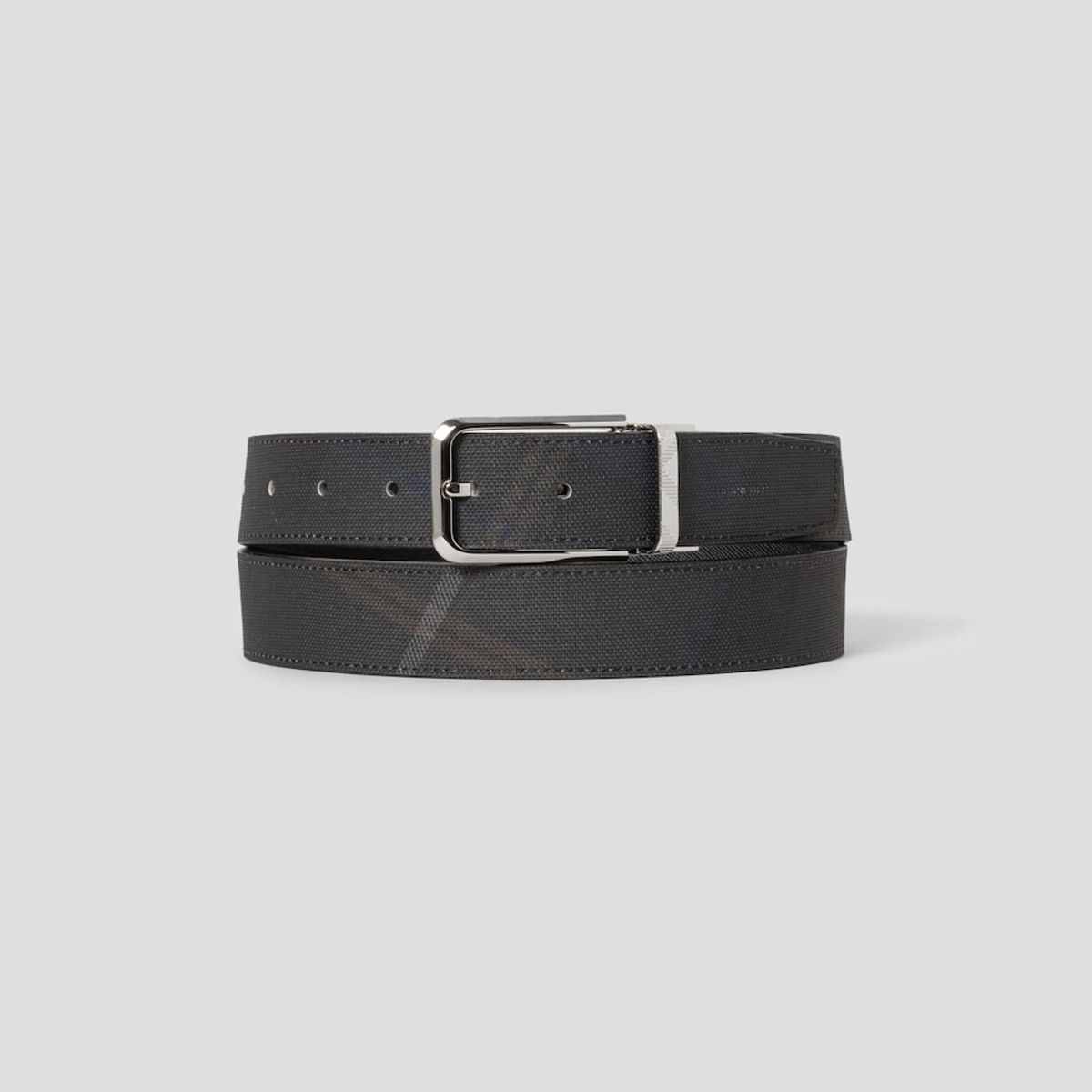 빈폴 액세서리(BEANPOLE ACCESSORY) 리버시블 사각 버클 벨트  브라운