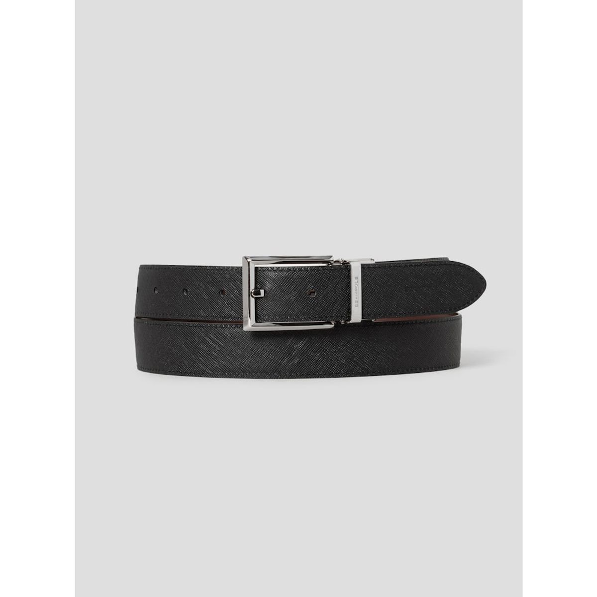 빈폴 액세서리(BEANPOLE ACCESSORY) 리버시블 사각 버클 벨트   브라운